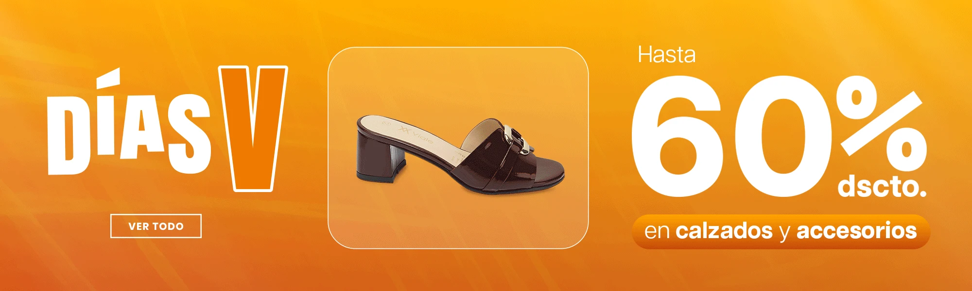 Días V — hasta 60% de descuento en calzados y accesorios